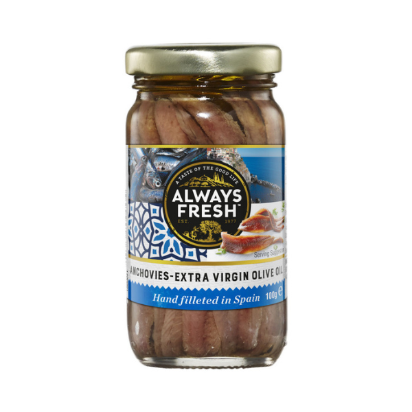 Always Fresh Flat Anchovies In Olive Oil - Coles -$5.5.png